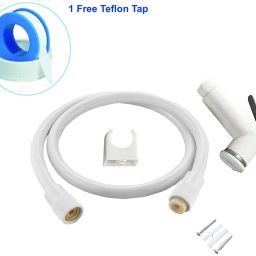 Health Faucet-ABS Health Faucet with 1Mtr Flexible Hose Pipe + Free Teflon Tape Faucet Set+ Free Teflon Tape HealthFaucet-picture-2