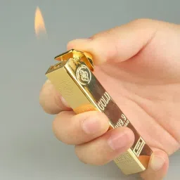 24 Carrot Gold Biscuit Lighter GOLD Pocket Lighter Pocket Lighter-23