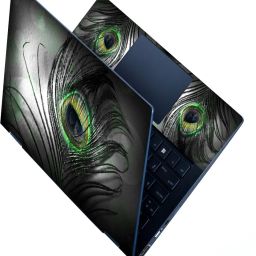 FineArts Full Panel Laptop Skin Sticker Stretched Vinyl Decal- Black Feather 14.1 Vinyl Laptop Decal 14.1-image-75