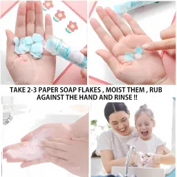 eiliaz Disposable Mini Paper Soap in Flavour Design Tube Shape Bottle 4 IN PACK image 4