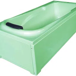 Rex 5.5 ft Acrylic Bath Tub with Front Panel and Side Panel - Green Free-standing Bathtub-image-87