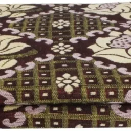 1 TC Cotton Single, Double Self Design Flat Bedsheet-image-12