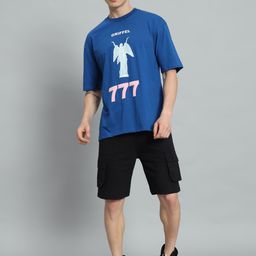 griffel Tshirt Regular Shorts Co-ords Set-picture-17