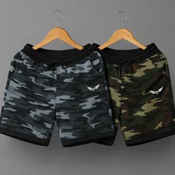 chrome & coral Pack of 2 Printed Men Boxer-picture-0