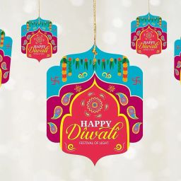 Happy Diwali Festival of Lights Hanging for Decoration Set of 10Pcs-image-25