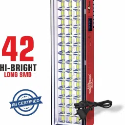 Rechargeable Portable 42 SMD Extra Bright LED With USB Charging Long Battery 7 hrs Torch Emergency Light-18