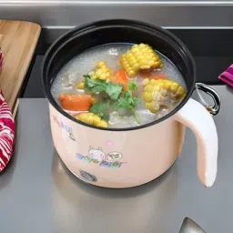 Multi Cooker Electric Kettle Dual Function Cooking Kettle With Steamer Travel Cooker, Rice Cooker, Food Steamer, Egg Cooker, Egg Boiler-10