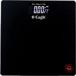 EAGLE Weight Machine for Body Weight Capacity 180 kg,6mm Tempered Glass Black,EEP1007A Weighing Scale-20