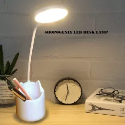 Battery Operated Table Lamp for- Study Led Light, LED Desk Light Touch Control Table Lamp-2