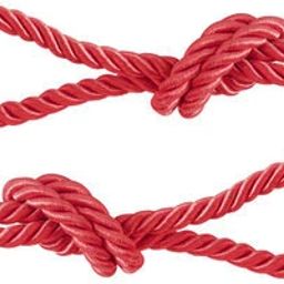 RED BLENDED ROPE 10 MM , 20 FEET ROPE White-19
