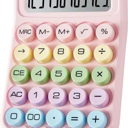 Electronic Calculator,12 Digits Large LCD Display Small Desktop Calculator Basic Calculator-33