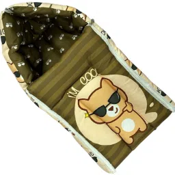 3 in 1 Sleeping Bag & Carry Nest, Cotton Baby Bedding for New Born & Infant Sleeping Bag-image-6