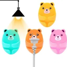 Wall Storage Hook Bear Plug Bracket – Punch-Free Power Plug Holder Hook 4-picture-15
