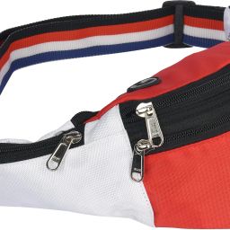 SHAMRIZ RED-WHT Boys and Girls Travel Waist Pouch for all essential-23