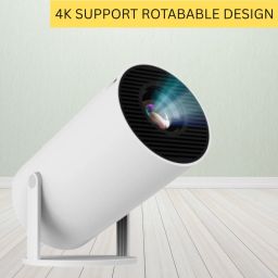 Guggu Protable Projector for Home 4K Support With Built-in App Netflix/YouTubeO310 (4500 lm / 1 Speaker / Wireless / Remote Controller) Portable Projector-image-88