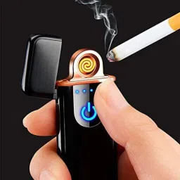 USB Charging Finger Touch Cigarette Pocket Electric Lighter Pocket Lighter-image-10