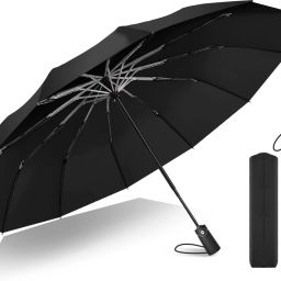 Men and Women�3 Fold with Auto Open and Close 43 Inch Large Umbrella-image-41