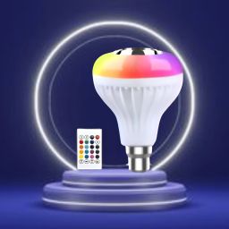 GUGGU Bluetooth Music Bulb Speaker With Remote Control Change Disco light for HomeR450 Smart Bulb-picture-7