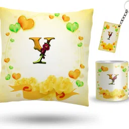 Cushion, Mug, Keychain Gift Set-image-1