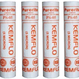 Kemflow Spun Filter PP- 10inch Compatible for all Domestic Purifier(PACK OF 8) Solid Filter Cartridge-34
