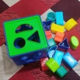 Shape Sorting Cube With 18 Shape And Different Color-CUBE BLUE-777--image-38
