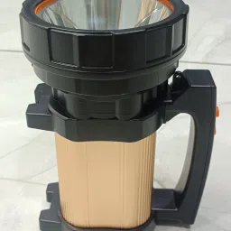 250 W Jumbo Kisan Torch With 2 Km Long Range,3 Modes & Strong Aluminum Body 8 hrs Torch Emergency Light-3