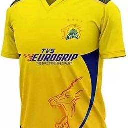 Women Graphic Print Polo Neck Polyester Yellow T-Shirt-image-45