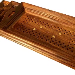 Wooden Trey Set Tray Serving Set-22