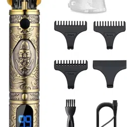kenji Hair Trimmer Pming Kit for Men Rechargeable LED Display Trimmer 120 min Runtime Body Groomer 120 min Runtime 1 Length Settings-image-47
