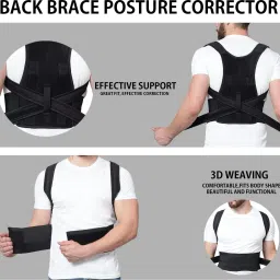 Premium Back Brace Posture Corrector Belt for Lower & Upper Back Pain Relief Posture Corrector-image-69
