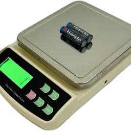 NIVAYO 10Kg Counter Weight Machine with Hard Plastic Top for Shop, Home Weighing Scale-17
