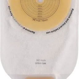 One piece pouch with filter, SOFT Velcro closure, TRANSPARENT 75mm (PACK OF 5) Hydrocolloid Medical Dressing-image-40