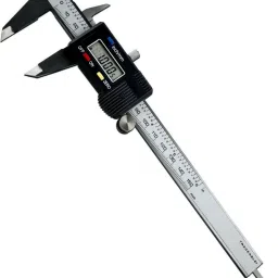 Electronic Digital Vernier Caliper with Extra Large LCD Screen Paquimetro Micrometer With Box, 150mm (0 - 6 Inches) Metric or Imperial Dual Reading, Fine Adistment Roller, Hardened Stainless Steel, Four Measurement Functions, Inch/Fractions/Millimeter Conversion digtal calipr Digital Caliper-7