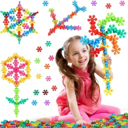 Interlocking STEM Building Blocks Solid Plastic Toys (Approx. 100 Pcs)-image-60