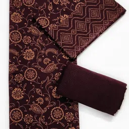 Unstitched Wool Salwar Suit Material Printed-image-39