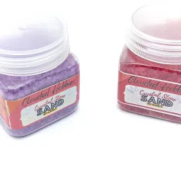 Crystal Craft Sand Color Purple & Red for Resin Art, Miniature DECOR, Crafts Regular Asymmetrical Sandstone Stone-image-6