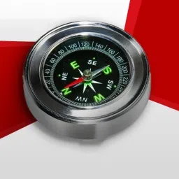 Portable Pocket Compass Hiking Scouts Walking Camping Survival Aid Guides Map Compass-14