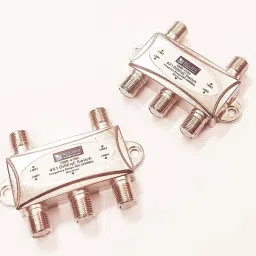 ERHIndia (Pack of 2) DiSEqC Switch 4 in 1 Out Used with Satellite LNB 4 Way LNB Splitter 4 X 1 DiSEqC Switch 4 Way Indoor Satellite Splitter (Frequency Range : 950-2400 MHz) 2 inch Blu-ray Player image 2