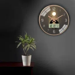gracious mart Analog-Digital 29.5 cm X 29.5 cm Wall Clock image 4