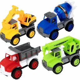 City Server Dump Friction Powered Construction Trucks Excavator Crane-image-28
