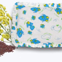 100% Cotton Musturd Seed Pillow For NewBorn Babies Perfect Head Shape Rai Pillow Mustard Seeds Abstract Baby Pillow Pack of 1-41
