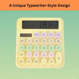 Desktop Calculator, 12-Digit Large LCD and Large Buttons for Office, Homes W233 Basic Calculator-image-47
