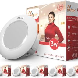 3W Aura Deep Junction Box LED Down Light (Pack of 6, Cool White) Recessed Ceiling Lamp-image-78