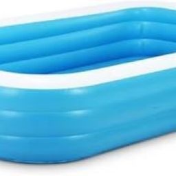 PREMIUM (10EET VIREX USA *11) JUMBO PREMIUM 10 FEETS LENGTH AND 6 FEETS WIDTH ,3 LAYERS FULL FAMILY SIZE RECTANGULAR WATER BATH SWIMMING POOL FOR KIDS AND ADULTS WITH DRAINAGE VALVE AT THE BOTTOM. BEST SELLER ,PEOPLE CHOICE 10FEETS JUMBO FAMILY WATER SWIMMING POOL FOR ALL AGE GROUP FAMILY MEMBERS. Inflatable Swimming Pool WITH electric air pump (Blue) Inflatable Swimming Pool, Inflatable Toy Pump (Blue) Inflatable Swimming Pool, Inflatable Toy Pump-65