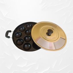 hriday PP-ALUMNM-Paniarakkal-7845 Paniarakkal with Lid 1 L capacity 24 cm diameter-picture-18
