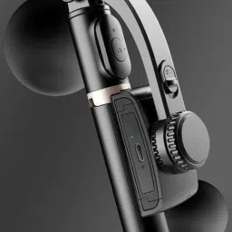 EVAAENTERPRISES Gimbal Q08 Sleek Black Design 3 Axis Gimbal for Mobile, Camera-28