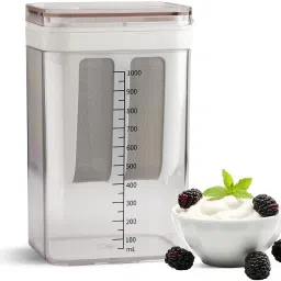 Multi Yoghurt Maker Strainer with Fine Mesh Bag & Lid for Thick Greek Yogurt | Food Steamer-image-27