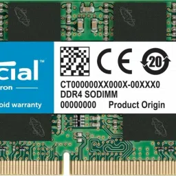 Crucial 3200 DDR4 16 GB (Dual Channel) Laptop (CT16G4SFRA32A)-33