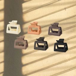 Matte Large Clutcher for Thick and Thin Hair Pack of 6 Hair Claw-image-10