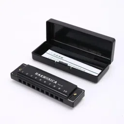 Harmonicas for Adults Diatonic 10 Hole Harmonica with Case Harp Tuning-22